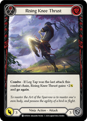 Rising Knee Thrust (Red) [U-WTR104] (Welcome to Rathe Unlimited)  Unlimited Rainbow Foil | Webway Games