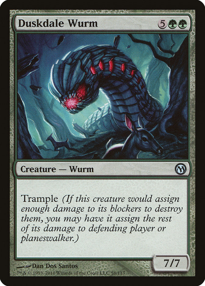 Duskdale Wurm [Duels of the Planeswalkers] | Webway Games