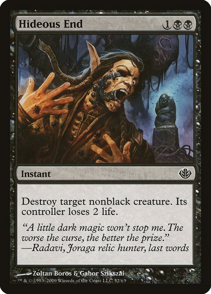 Hideous End [Duel Decks: Garruk vs. Liliana] | Webway Games