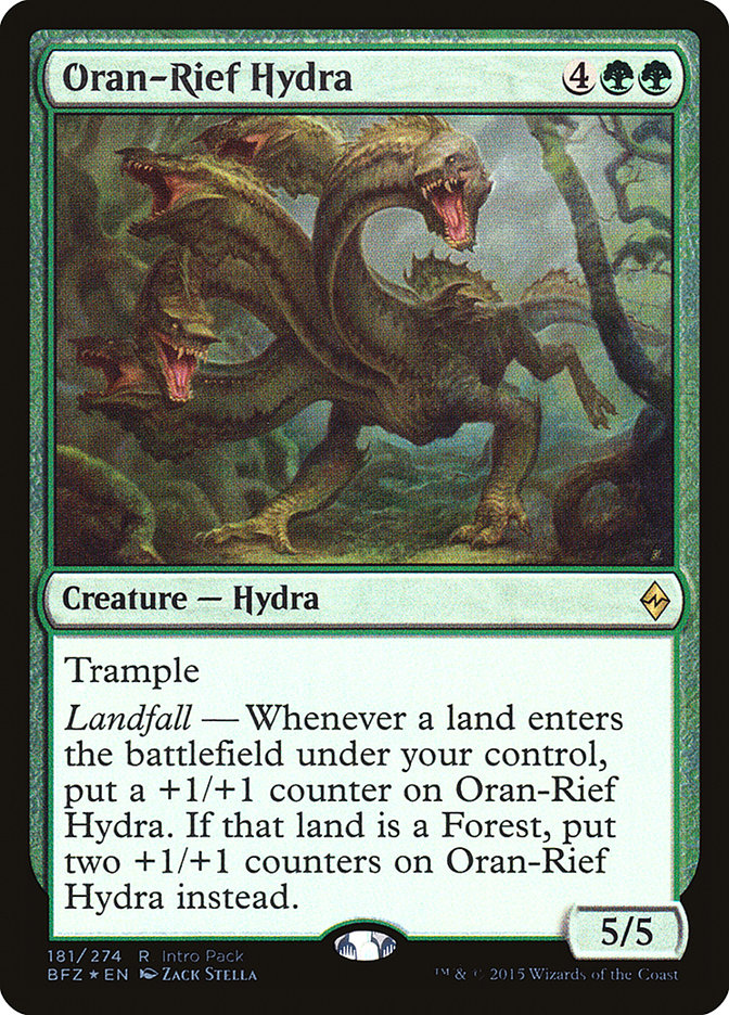 Oran-Rief Hydra (Intro Pack) [Battle for Zendikar Promos] | Webway Games