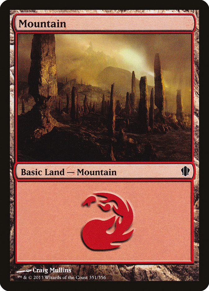 Mountain (#351) [Commander 2013] | Webway Games