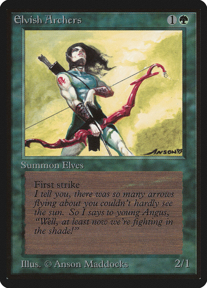 Elvish Archers [Limited Edition Beta] | Webway Games