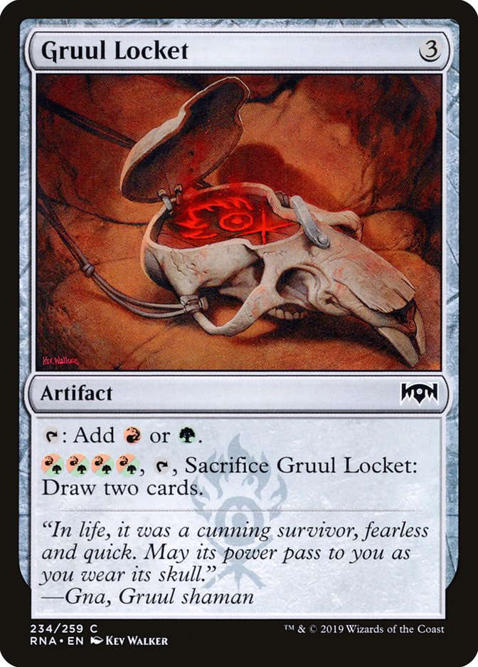 Gruul Locket [Ravnica Allegiance] | Webway Games