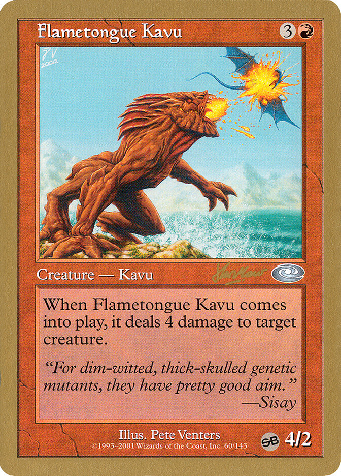 Flametongue Kavu (Sim Han How) (SB) [World Championship Decks 2002] | Webway Games
