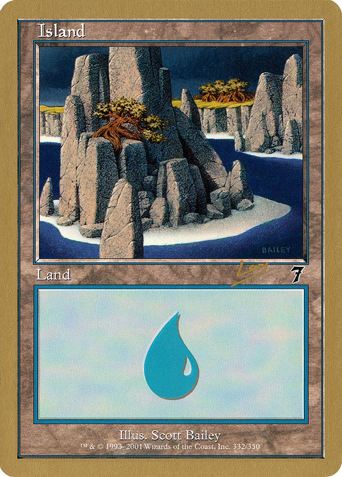 Island (rl332) (Raphael Levy) [World Championship Decks 2002] | Webway Games