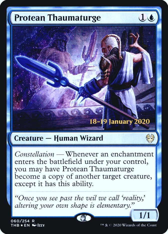 Protean Thaumaturge [Theros Beyond Death Prerelease Promos] | Webway Games