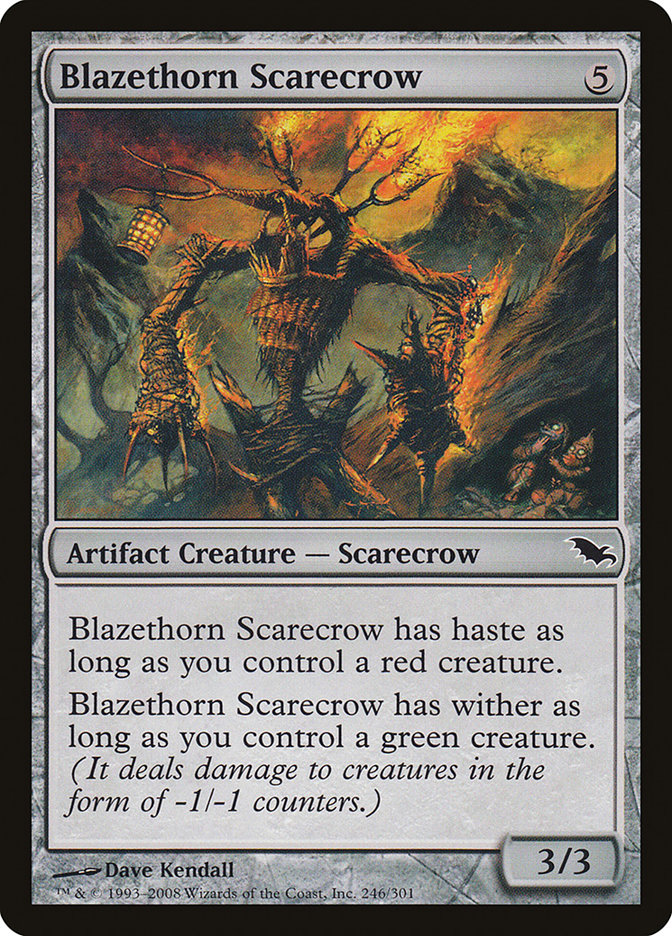 Blazethorn Scarecrow [Shadowmoor] | Webway Games
