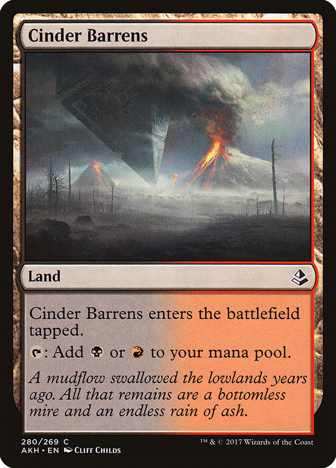 Cinder Barrens [Amonkhet] | Webway Games
