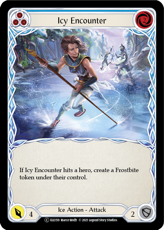 Icy Encounter (Blue) [U-ELE159] Unlimited Normal | Webway Games