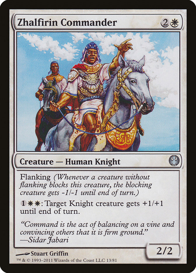 Zhalfirin Commander [Duel Decks: Knights vs. Dragons] | Webway Games
