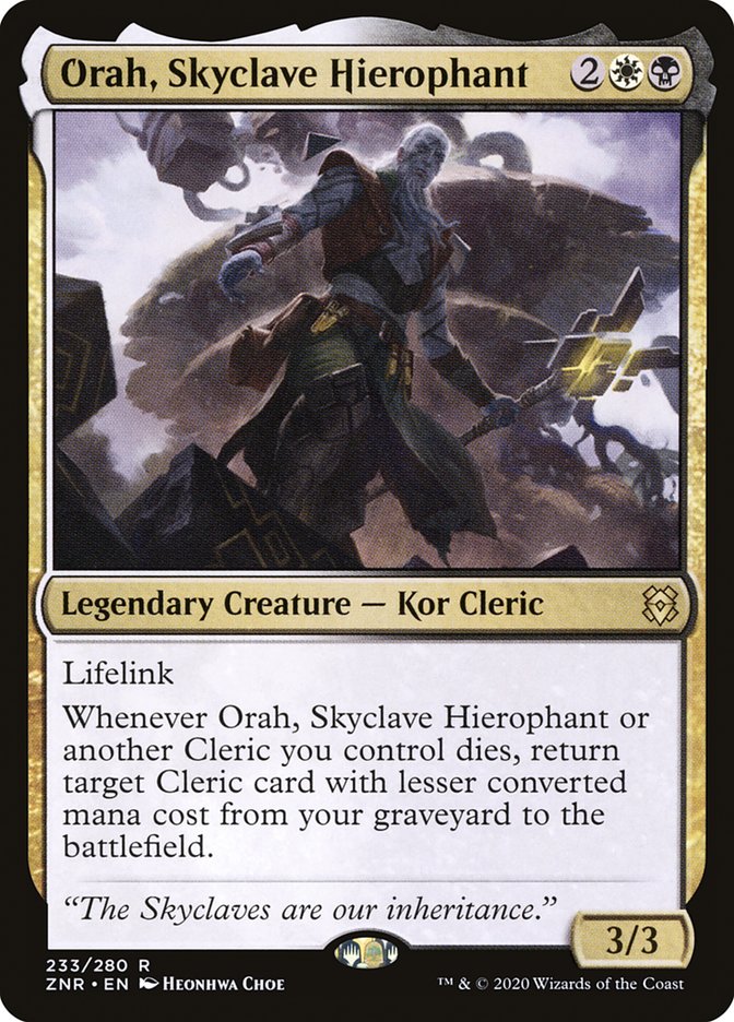 Orah, Skyclave Hierophant [Zendikar Rising] | Webway Games