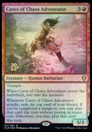 Caves of Chaos Adventurer [Commander Legends: Battle for Baldur's Gate Prerelease Promos] | Webway Games