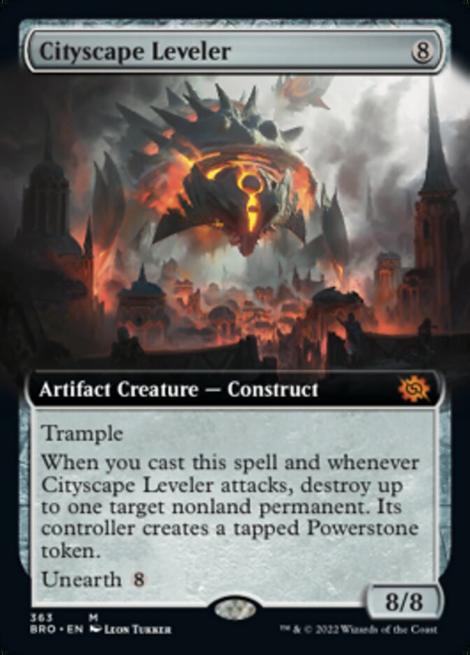 Cityscape Leveler (Extended Art) [The Brothers' War] | Webway Games