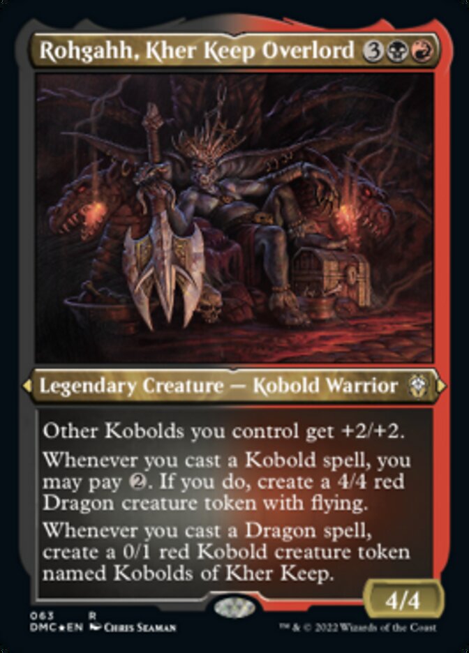 Rohgahh, Kher Keep Overlord (Foil Etched) [Dominaria United Commander] | Webway Games