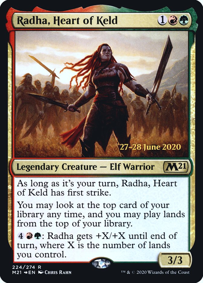 Radha, Heart of Keld  [Core Set 2021 Prerelease Promos] | Webway Games