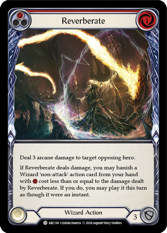 Reverberate (Red) [ARC138] Unlimited Normal | Webway Games