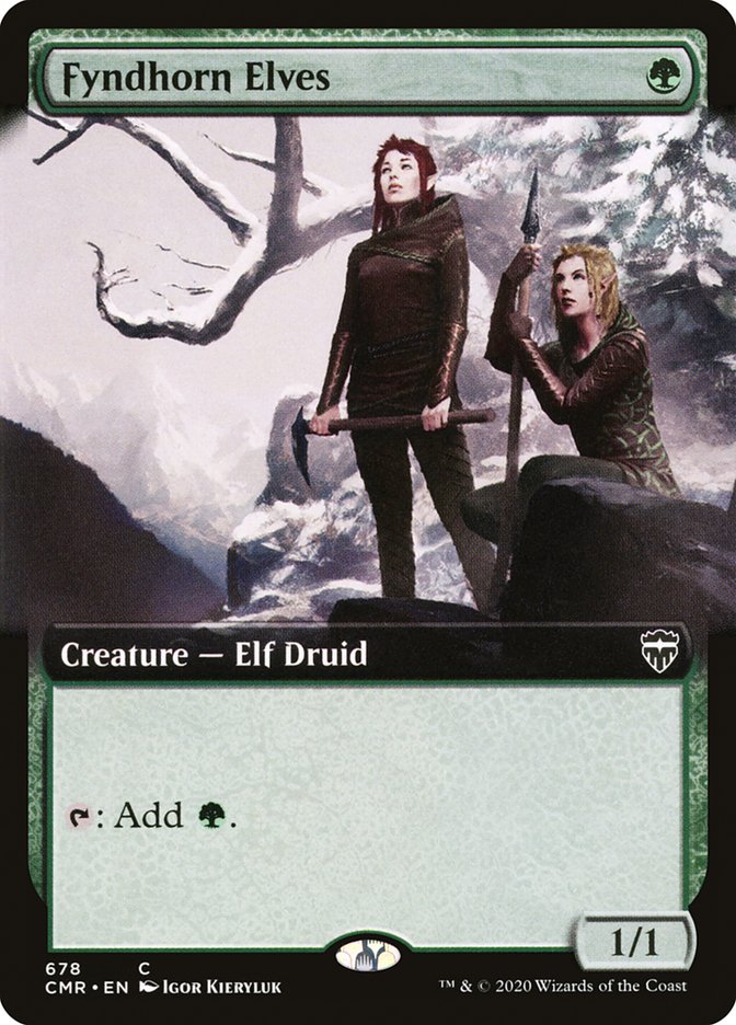 Fyndhorn Elves (Extended Art) [Commander Legends] | Webway Games