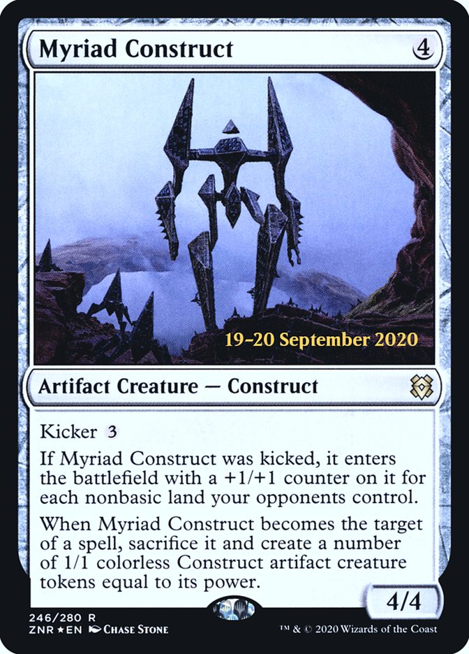 Myriad Construct  [Zendikar Rising Prerelease Promos] | Webway Games