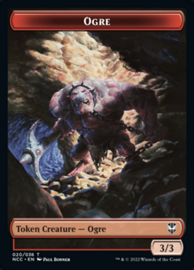 Ogre // Insect Double-sided Token [Streets of New Capenna Commander Tokens] | Webway Games