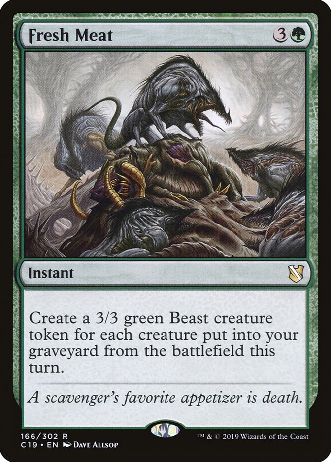 Fresh Meat [Commander 2019] | Webway Games