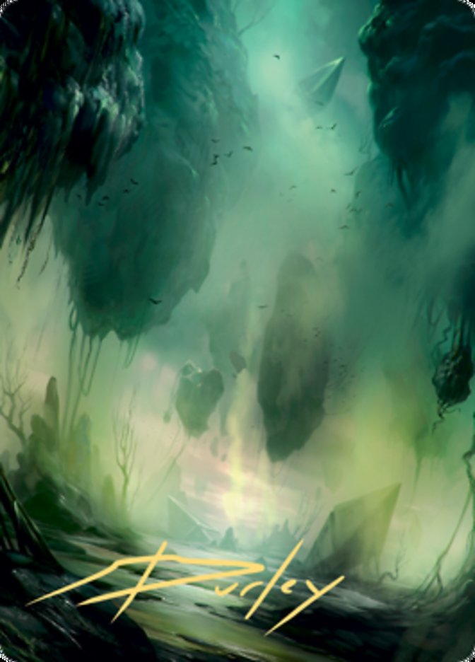 Swamp 1 Art Card (Gold-Stamped Signature) [Zendikar Rising Art Series] | Webway Games