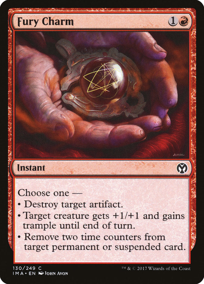 Fury Charm [Iconic Masters] | Webway Games