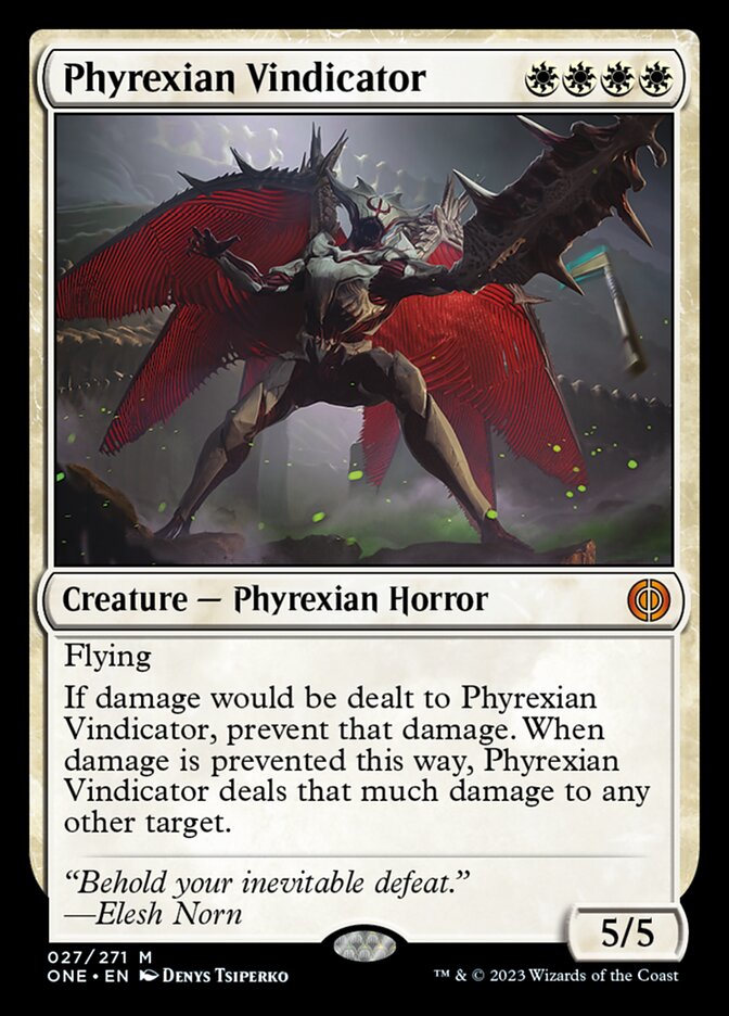 Phyrexian Vindicator [Phyrexia: All Will Be One] | Webway Games