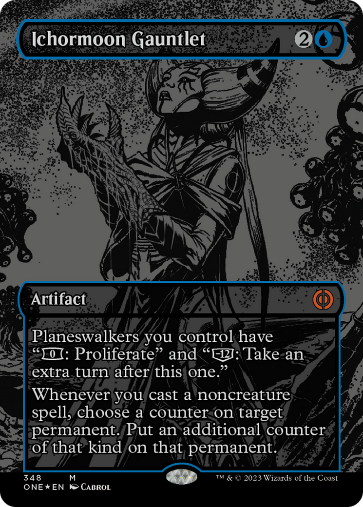 Ichormoon Gauntlet (Oil Slick Raised Foil) [Phyrexia: All Will Be One] | Webway Games
