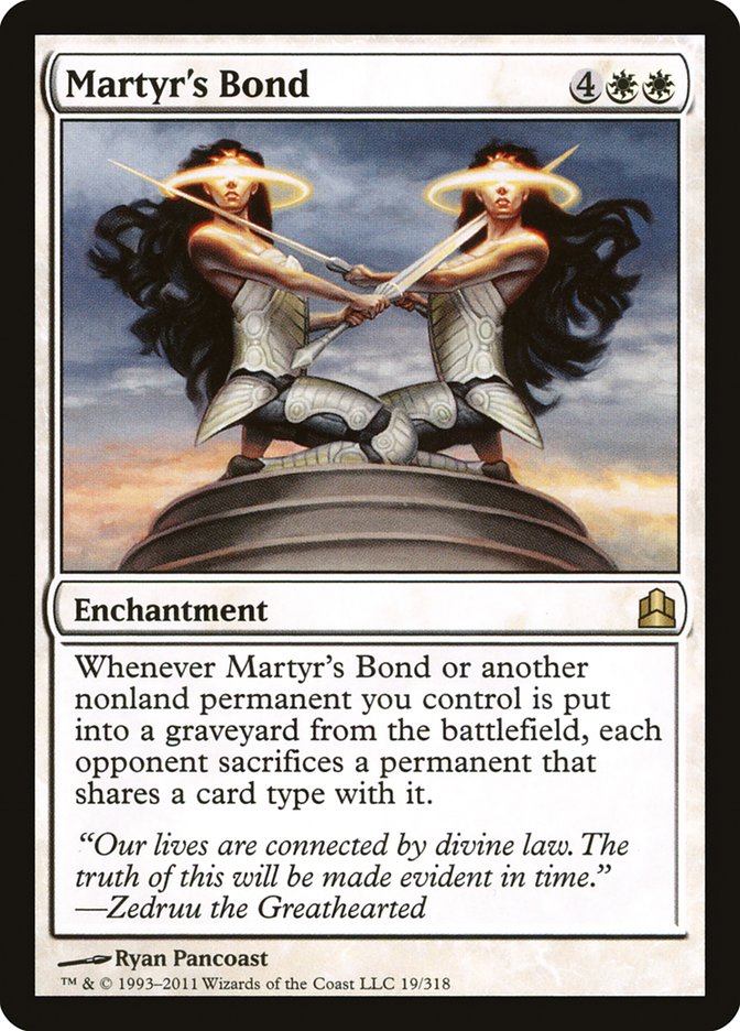 Martyr's Bond [Commander 2011] | Webway Games