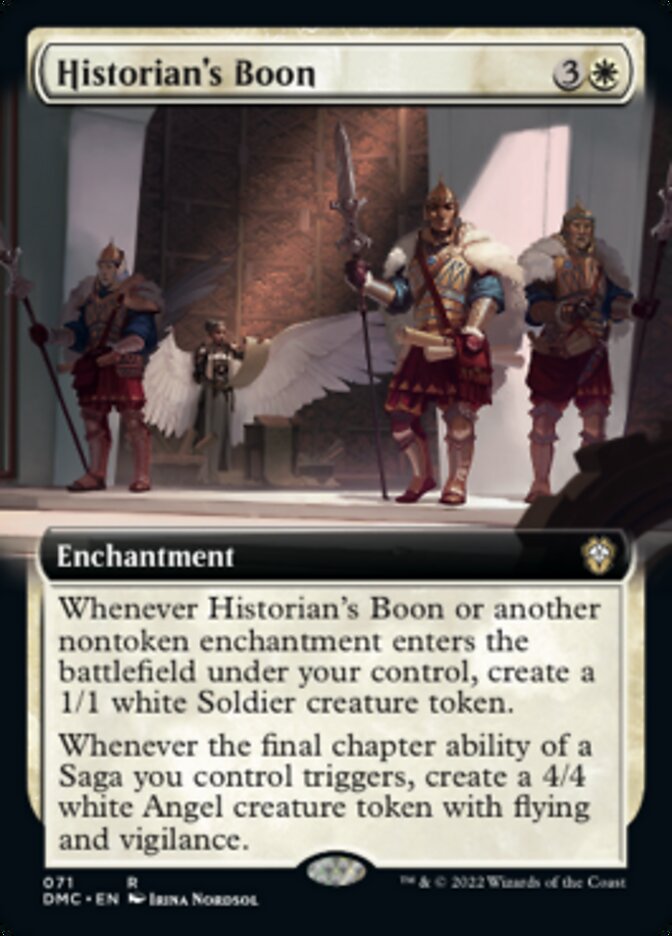Historian's Boon (Extended Art) [Dominaria United Commander] | Webway Games