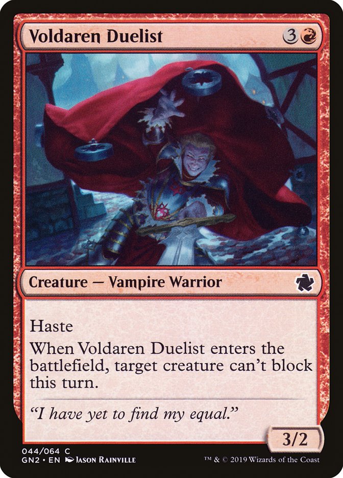 Voldaren Duelist [Game Night 2019] | Webway Games