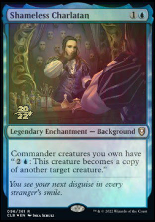 Shameless Charlatan [Commander Legends: Battle for Baldur's Gate Prerelease Promos] | Webway Games