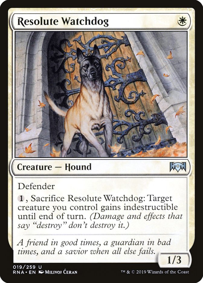 Resolute Watchdog [Ravnica Allegiance] | Webway Games