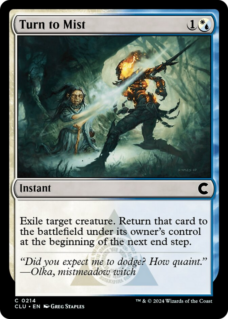 Turn to Mist [Ravnica: Clue Edition] | Webway Games