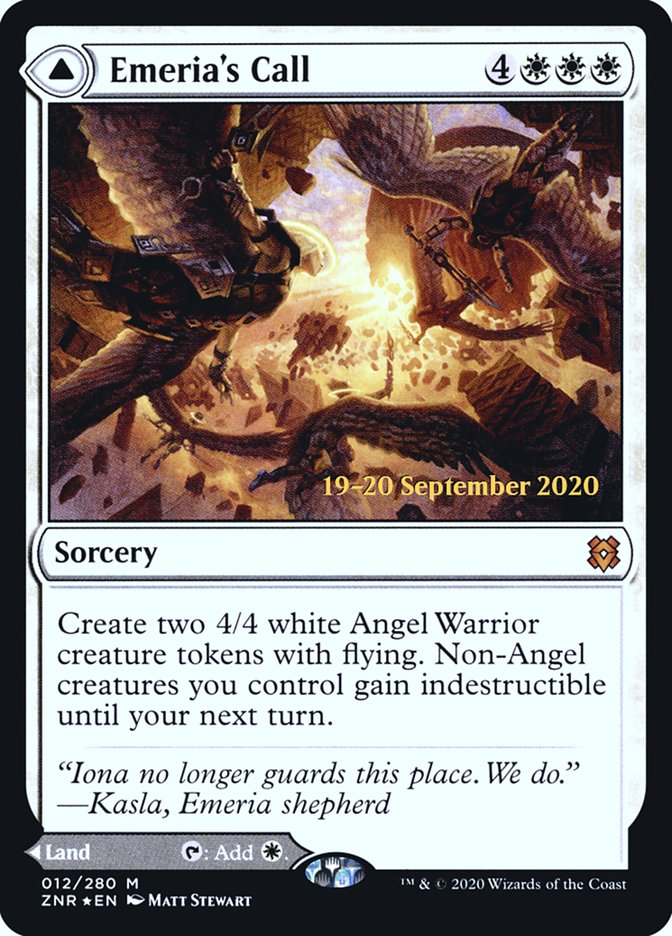 Emeria's Call // Emeria, Shattered Skyclave  [Zendikar Rising Prerelease Promos] | Webway Games