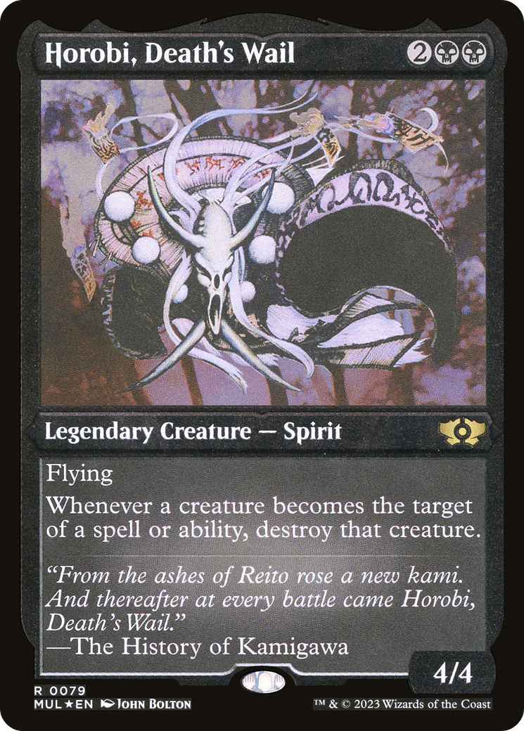 Horobi, Death's Wail (Foil Etched) [Multiverse Legends] | Webway Games