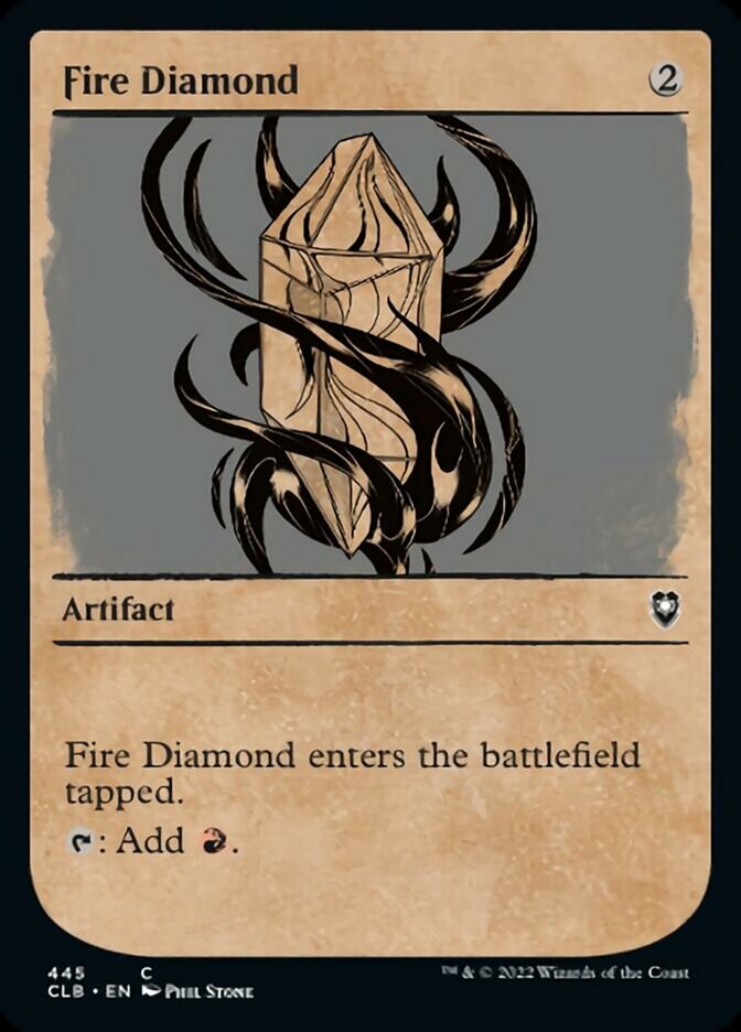 Fire Diamond (Showcase) [Commander Legends: Battle for Baldur's Gate] | Webway Games