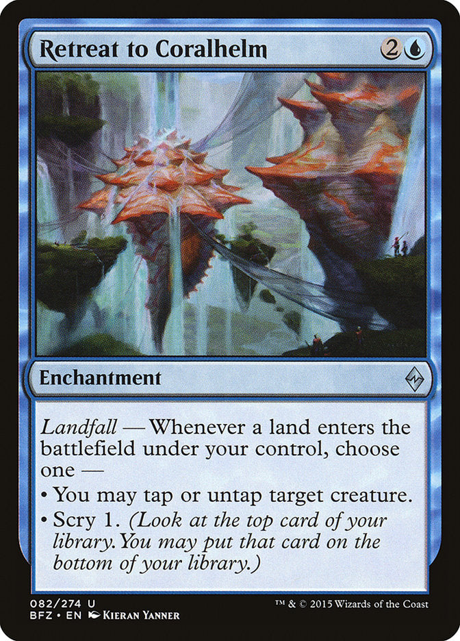 Retreat to Coralhelm [Battle for Zendikar] | Webway Games