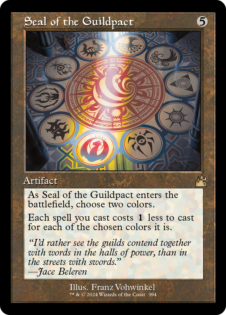 Seal of the Guildpact (Retro Frame) [Ravnica Remastered] | Webway Games