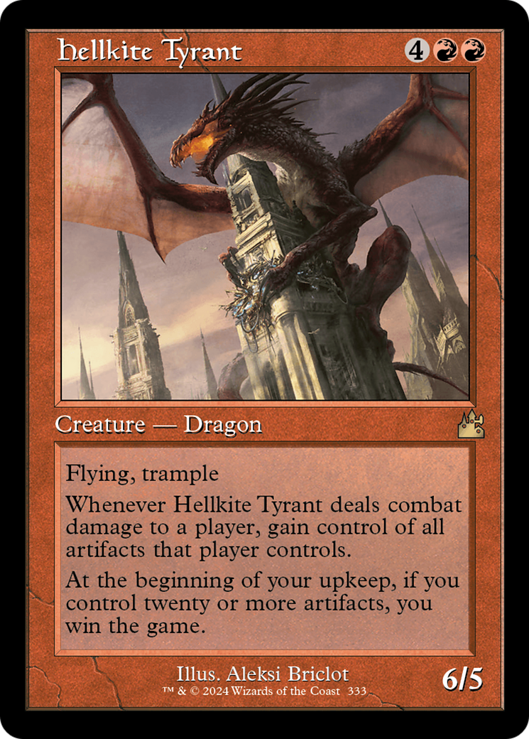 Hellkite Tyrant (Retro Frame) [Ravnica Remastered] | Webway Games