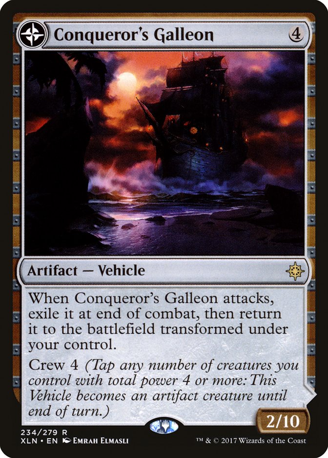 Conqueror's Galleon // Conqueror's Foothold [Ixalan] | Webway Games