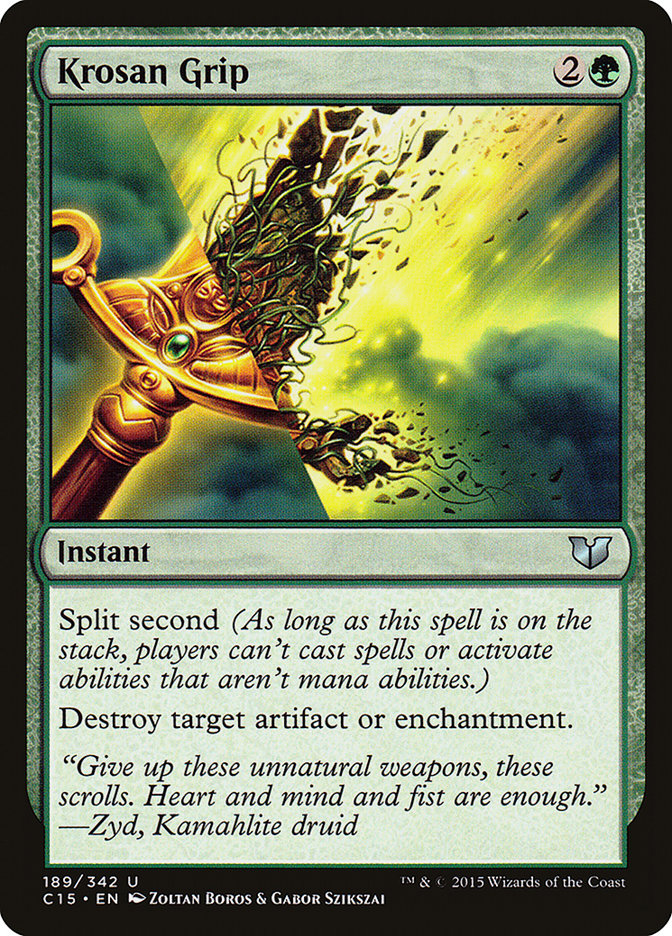 Krosan Grip [Commander 2015] | Webway Games