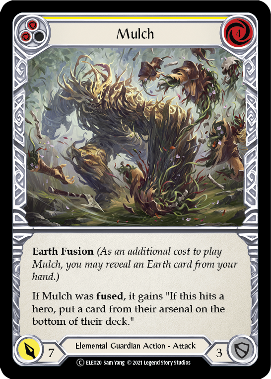 Mulch (Yellow) [U-ELE020] Unlimited Rainbow Foil | Webway Games