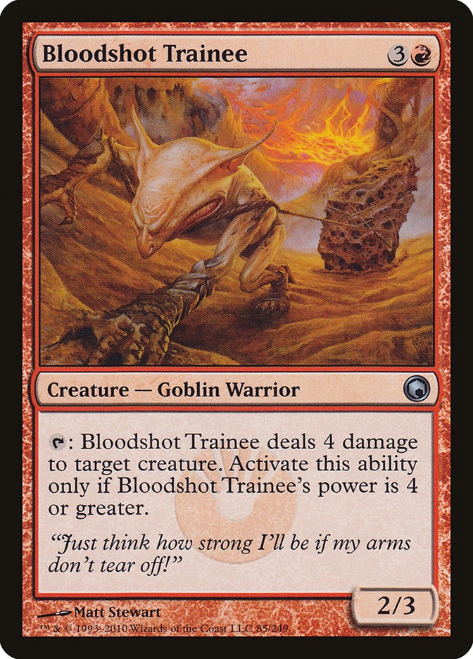 Bloodshot Trainee [Scars of Mirrodin] | Webway Games