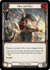 Slice and Dice (Red) [EVR057] (Everfest)  1st Edition Rainbow Foil | Webway Games