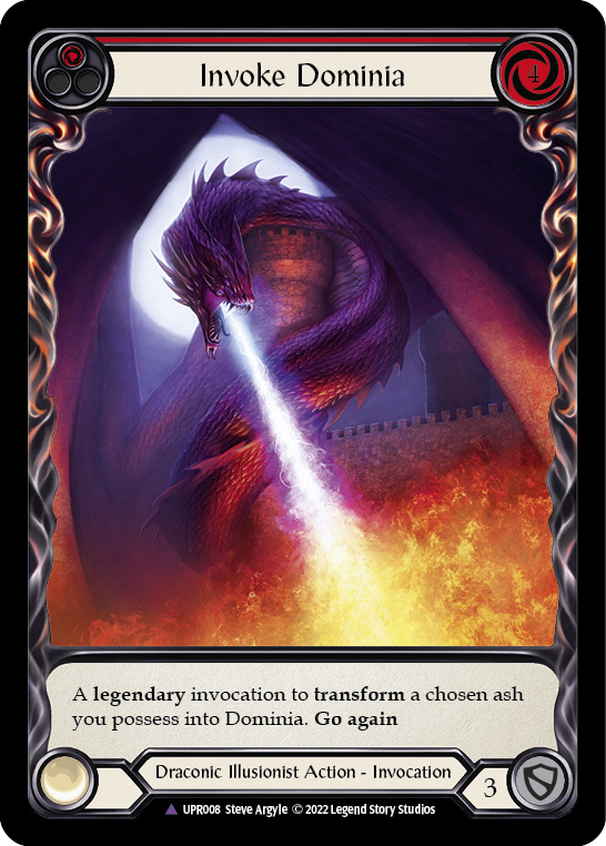 Invoke Dominia // Dominia (Marvel) [UPR008] (Uprising)  Cold Foil | Webway Games