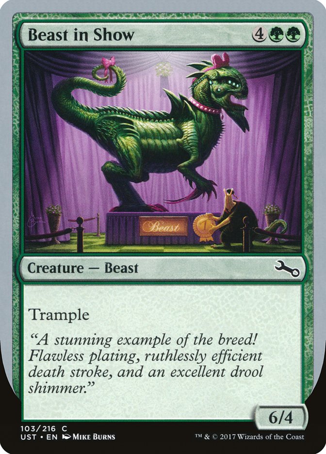 Beast in Show ("A stunning example...") [Unstable] | Webway Games