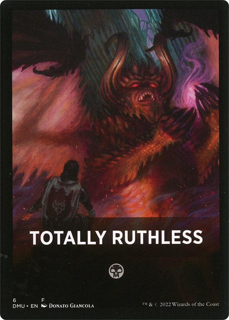 Totally Ruthless Theme Card [Dominaria United Tokens] | Webway Games