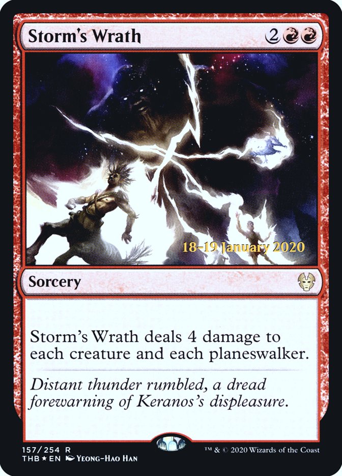 Storm's Wrath [Theros Beyond Death Prerelease Promos] | Webway Games