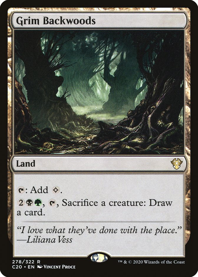 Grim Backwoods [Commander 2020] | Webway Games